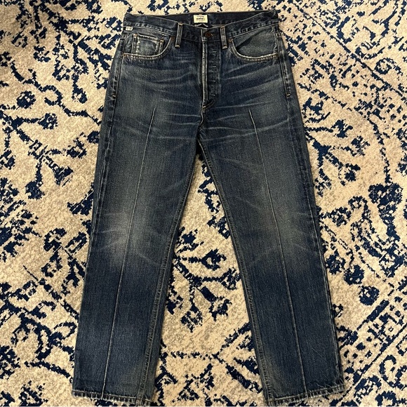 Citizens Of Humanity Denim - Citizens Of Humanity Dark Blue Straight Jeans